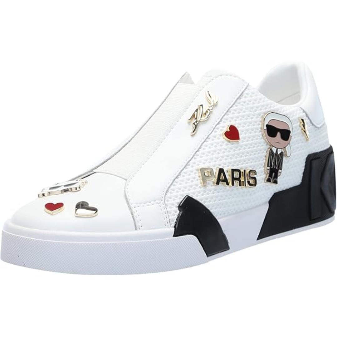Zapatillas Karl Lagerfeld Mavise mujer sin cordones con alfileres Importados