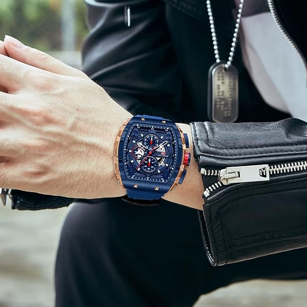 Reloj Mini Focus hombre deportivo cuarzo cronógrafo silicona