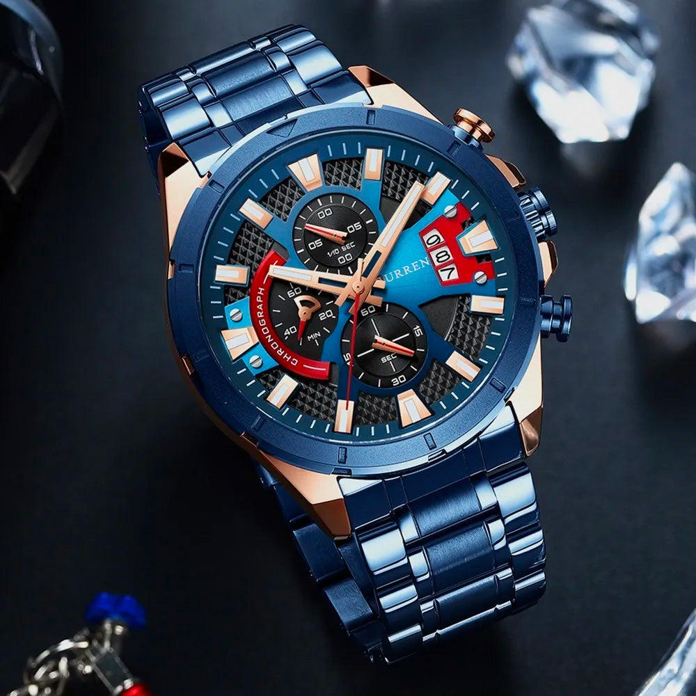 Reloj Curren 8401 cuarzo acero inoxidable hombre