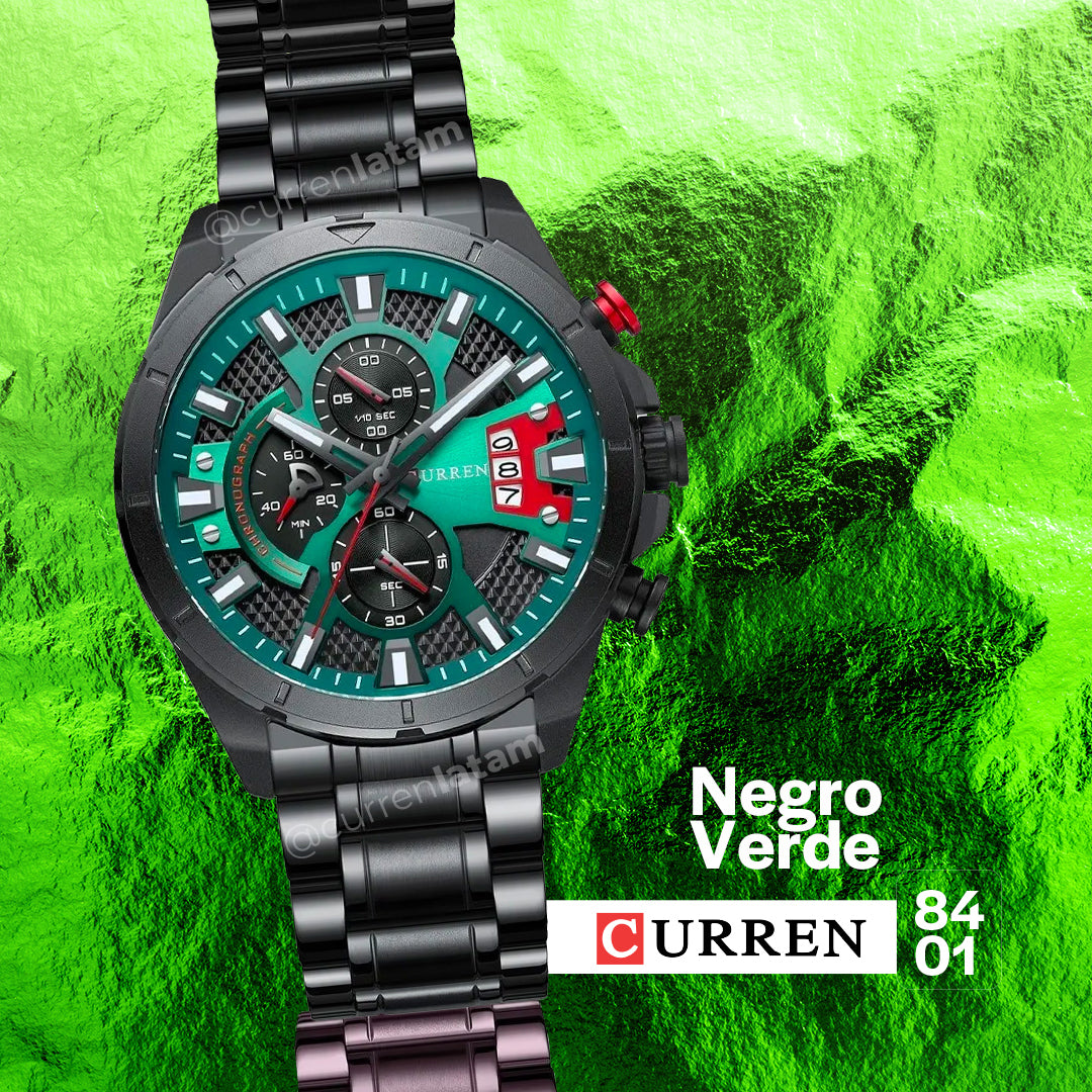 Reloj Curren 8401 cuarzo acero inoxidable hombre