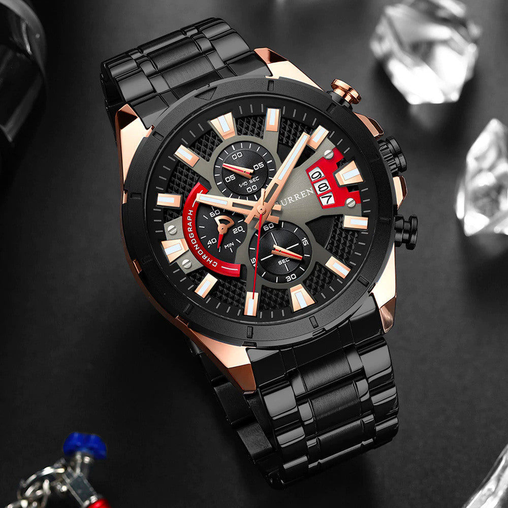 Reloj Curren 8401 cuarzo acero inoxidable hombre