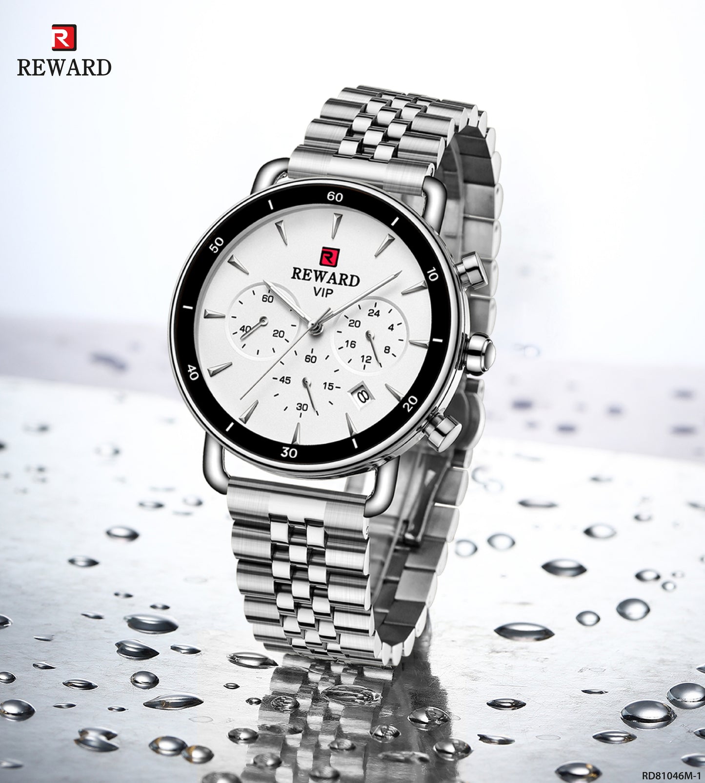 Reloj Reward RD81046M – Estilo Metálico y Resistencia