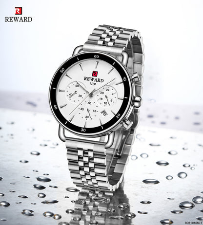 Reloj Reward RD81046M – Estilo Metálico y Resistencia