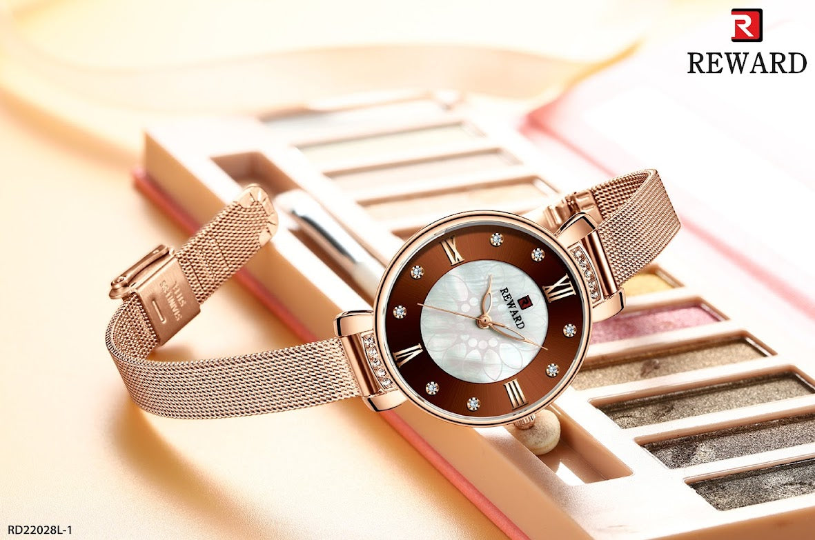 Reloj Reward RD22028L – Elegancia Femenina en Acero Metálico