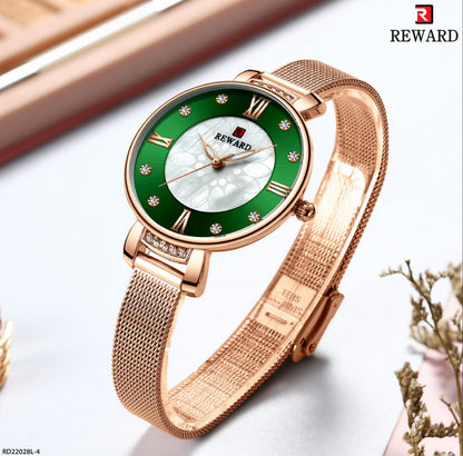 Reloj Reward RD22028L – Elegancia Femenina en Acero Metálico