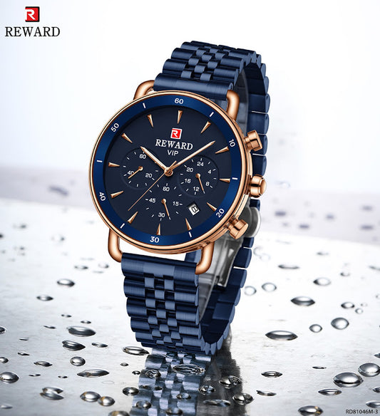 Reloj Reward RD81046M – Estilo Metálico y Resistencia
