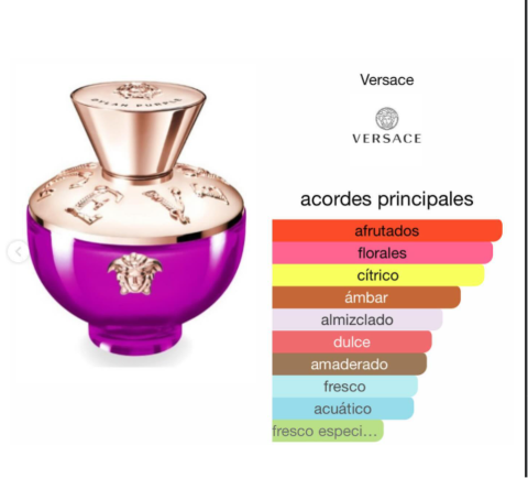 Perfume Original Versace Dylan Purple X 100 Ml Mujer
