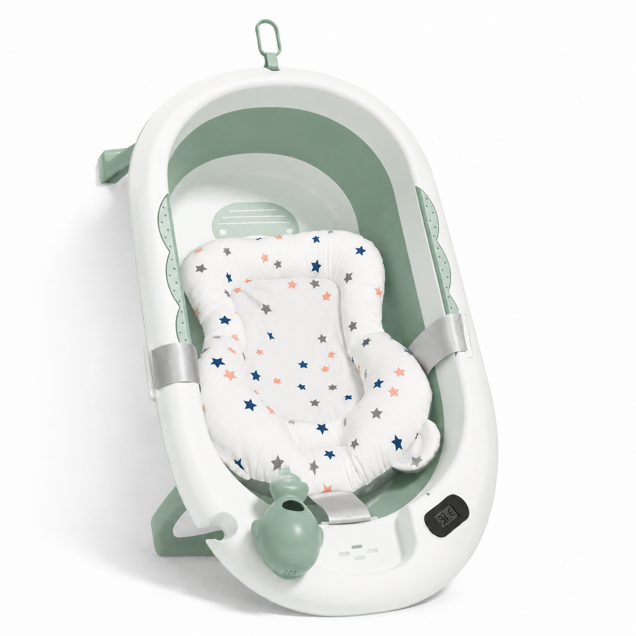 Bañera Plegable Para Bebe Con Termómetro - Image 3