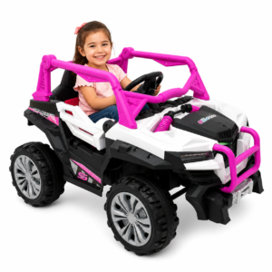 Carro Montable Eléctrico Infantil Razer 12V con 5 Motores, Control Remoto y Llantas de Goma