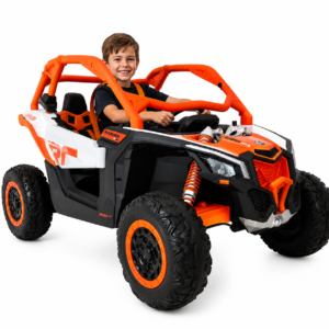 Carro Eléctrico Infantil Can-Am Maverick 4x4 24V Licenciado con 5 Motores y Pantalla Multimedia