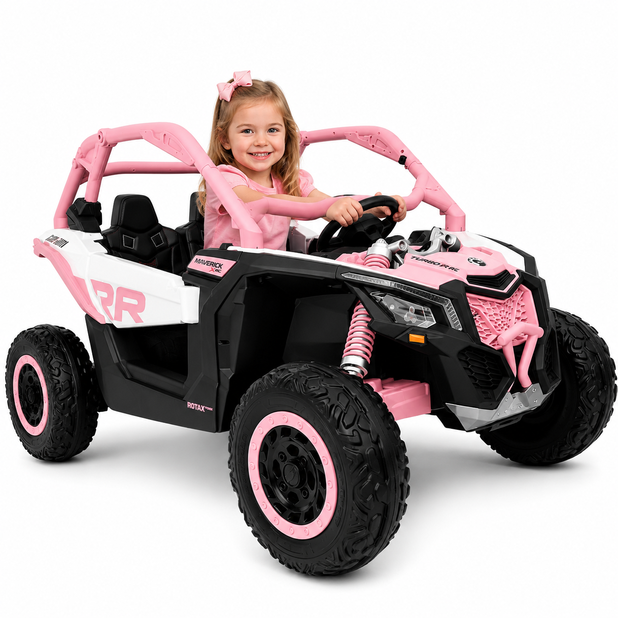 Carro Eléctrico Infantil Can-Am Maverick 4x4 24V Licenciado con 5 Motores y Pantalla Multimedia