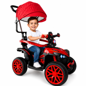 Montable Eléctrico Infantil 3 en 1 con Control Remoto, Bluetooth y Luces LED