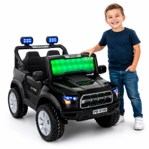 Carro Eléctrico Infantil 12V para 2 Niños con Control Remoto y Luces LED