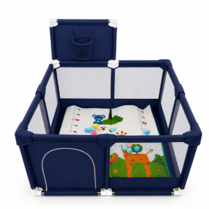 Corral de Juegos Infantil Mediano – Con Tapete y Pelotas Azul
