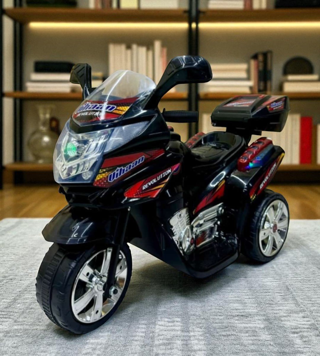 Trimoto Eléctrica Infantil 6V con Bluetooth, Luces LED y Baúl Trasero - Image 3