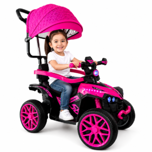 Montable Eléctrico Infantil 3 en 1 con Control Remoto, Bluetooth y Luces LED