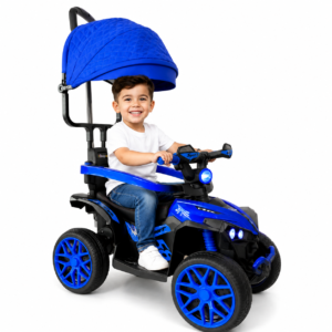 Montable Eléctrico Infantil 3 en 1 con Control Remoto, Bluetooth y Luces LED