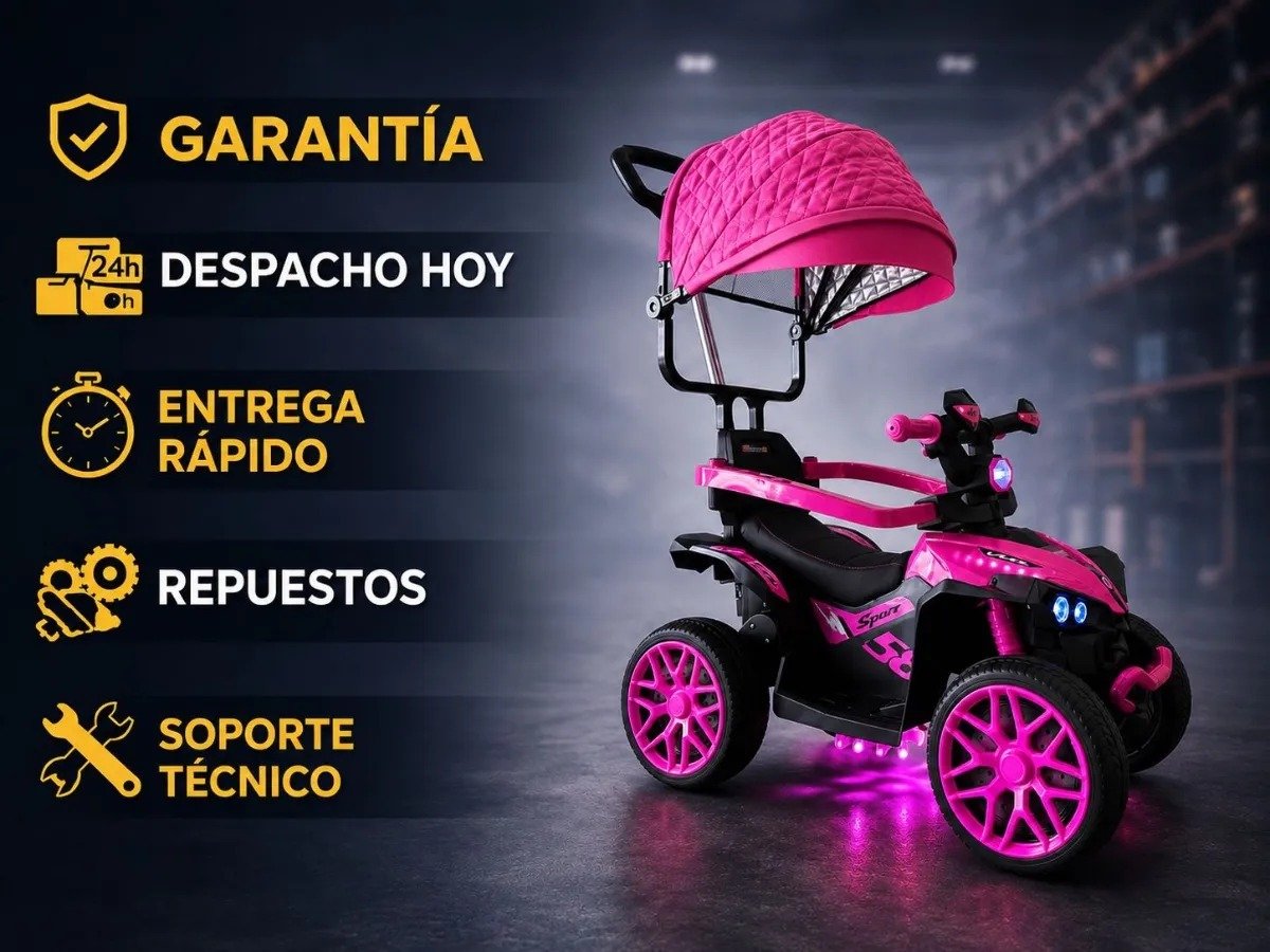 Montable Eléctrico Infantil 3 en 1 con Control Remoto, Bluetooth y Luces LED - Image 3
