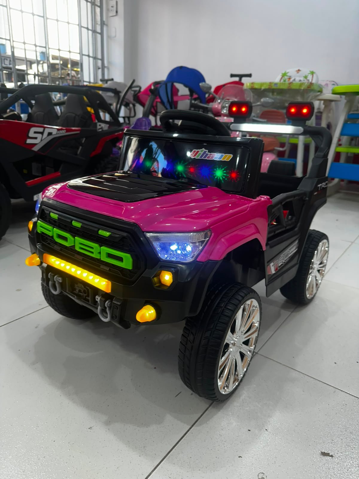 Carro Eléctrico Infantil 12V para 2 Niños con Control Remoto y Luces LED - Image 4