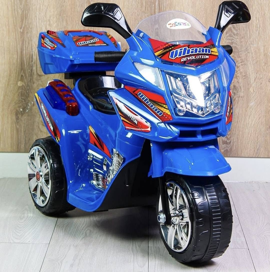 Trimoto Eléctrica Infantil 6V con Bluetooth, Luces LED y Baúl Trasero - Image 3