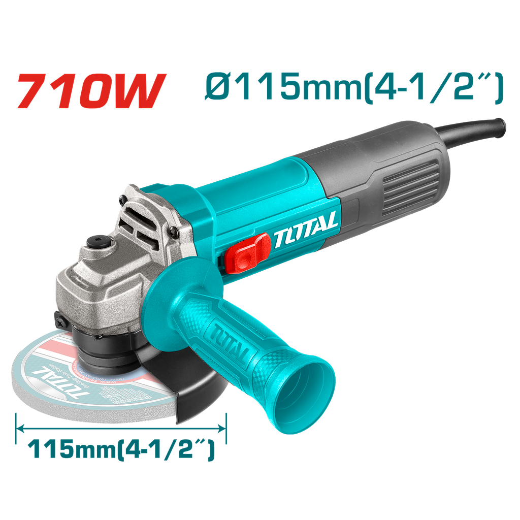Pulidora Angular Total 710W – Industrial 4 1/2”