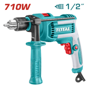 Taladro Percutor Total 710W – Industrial 1/2” + Velocidad Variable