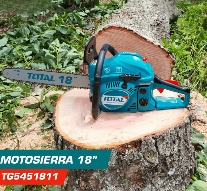 Motosierra Total 18” 46cc – A Gasolina - Image 2