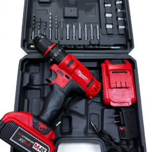 Taladro Percutor Inalámbrico Milwaukee 48V – Mandril Metálico con Pantalla LED