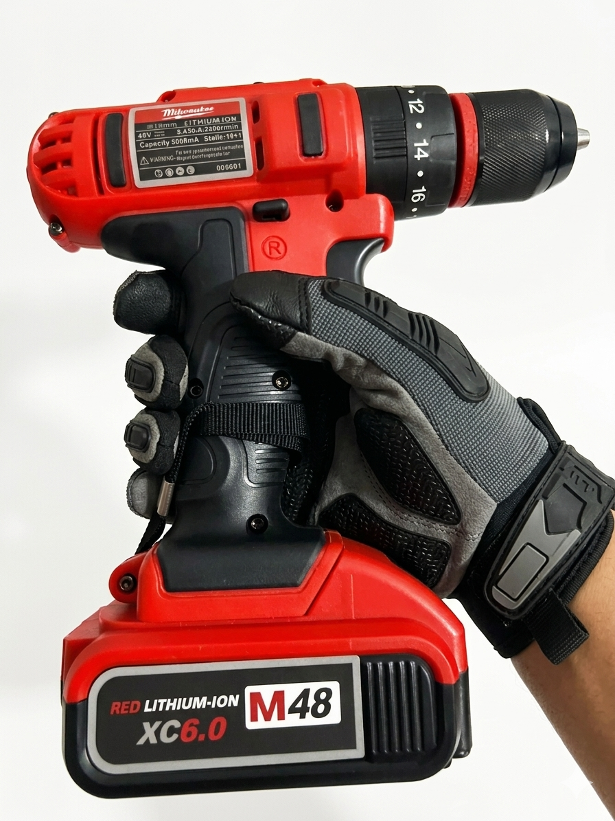 Taladro Percutor Inalámbrico Milwaukee 48V – Mandril Metálico con Pantalla LED - Image 3