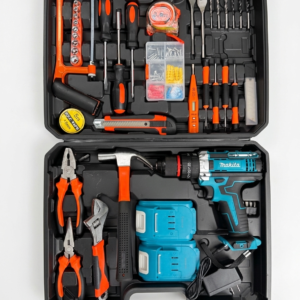 Taladro Percutor Inalámbrico Makita 24V – Con Maletín y Accesorios