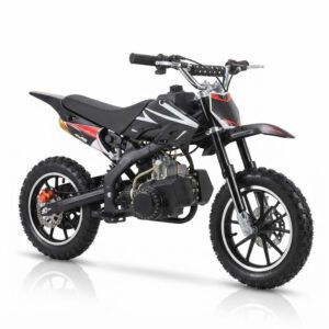 Moto Cross Infantil a Gasolina 50cc con Arranque Eléctrico y Frenos de Disco