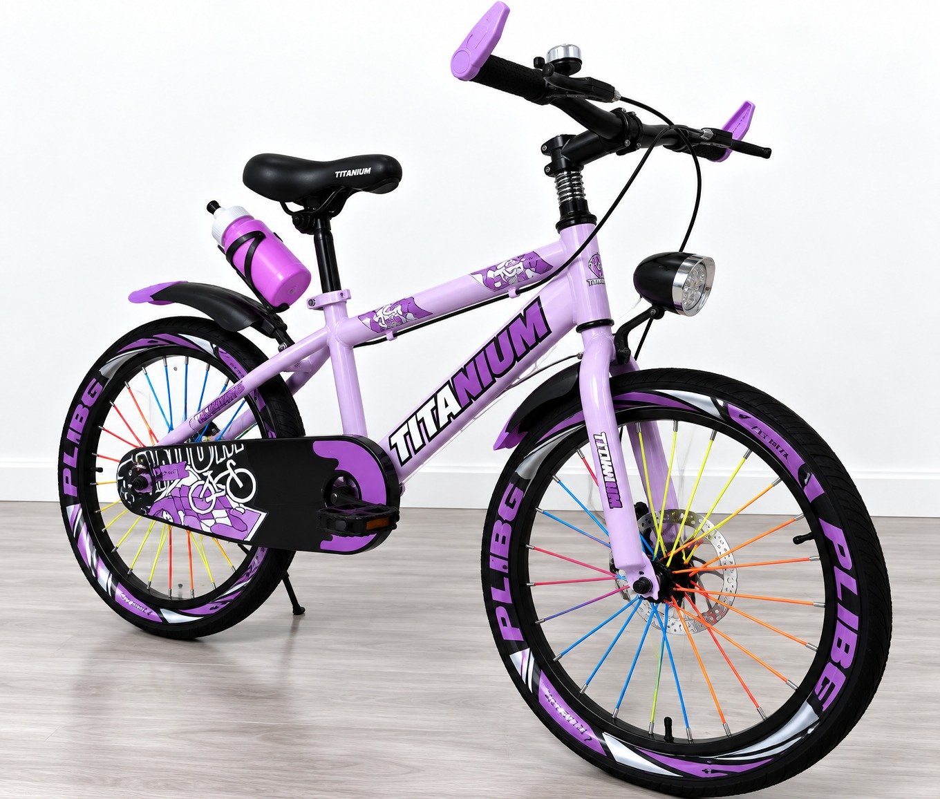 Bicicleta Infantil Estilo Mate Rin 20 con Freno de Disco y Lámpara Frontal - Image 3