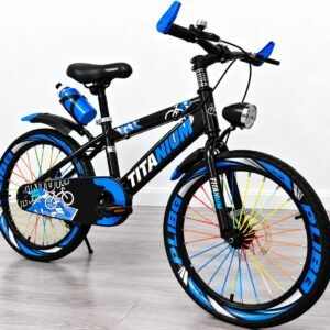 Bicicleta Infantil Estilo Mate Rin 20 con Freno de Disco y Lámpara Frontal