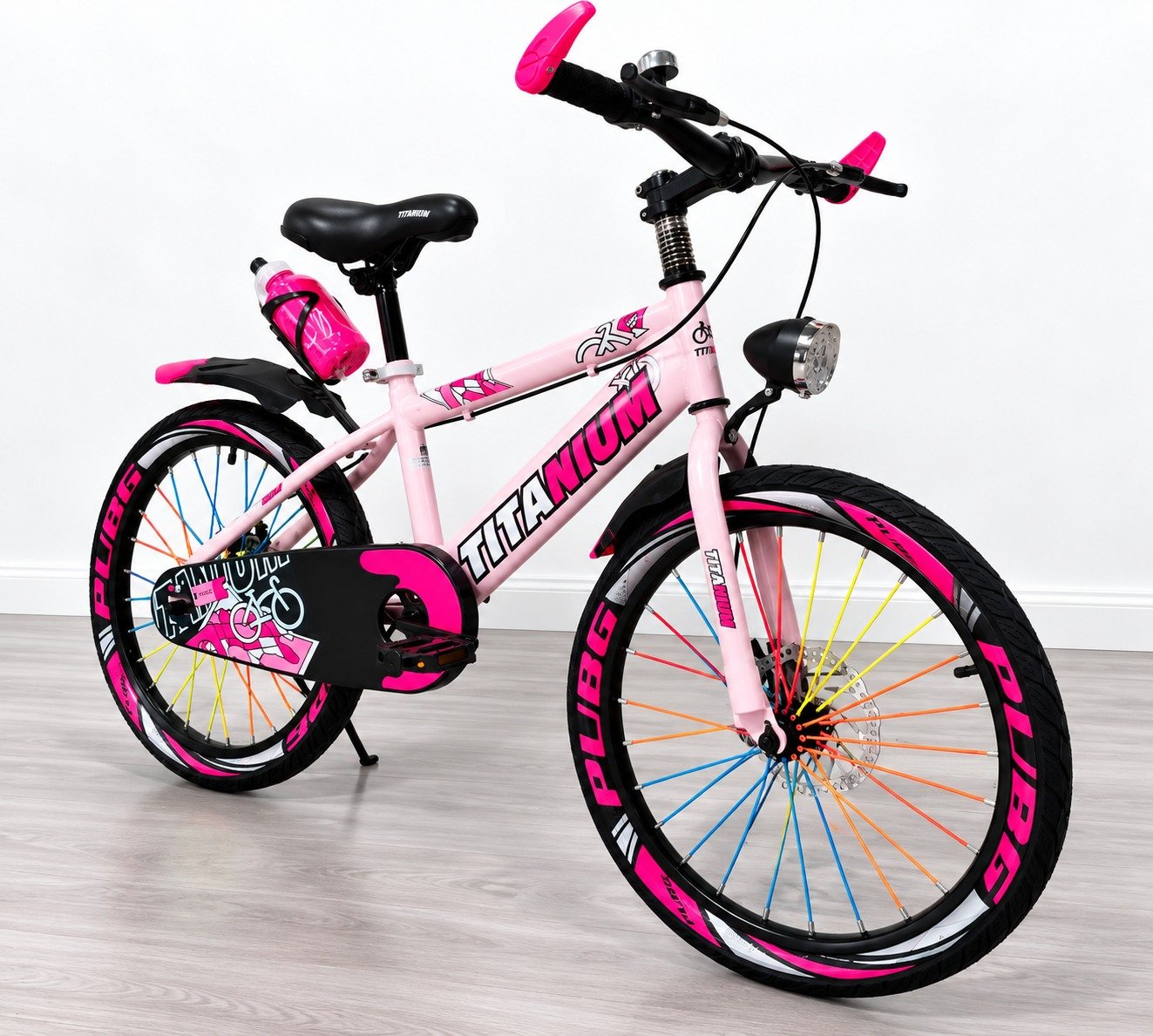 Bicicleta Infantil Estilo Mate Rin 20 con Freno de Disco y Lámpara Frontal - Image 2